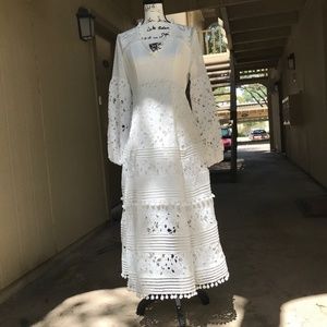 BOSTON PROPER NEW  WHITE DRESS